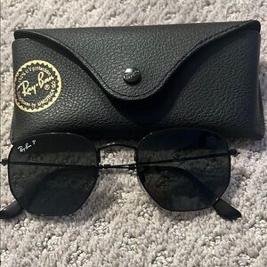 Ray-Ban Black Hexagonal Sunglasses
